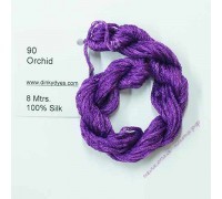 Шёлковое мулине Dinky-Dyes S-090 Orchid